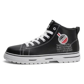 All-match British Style Sports And Leisure High-top Sneakers