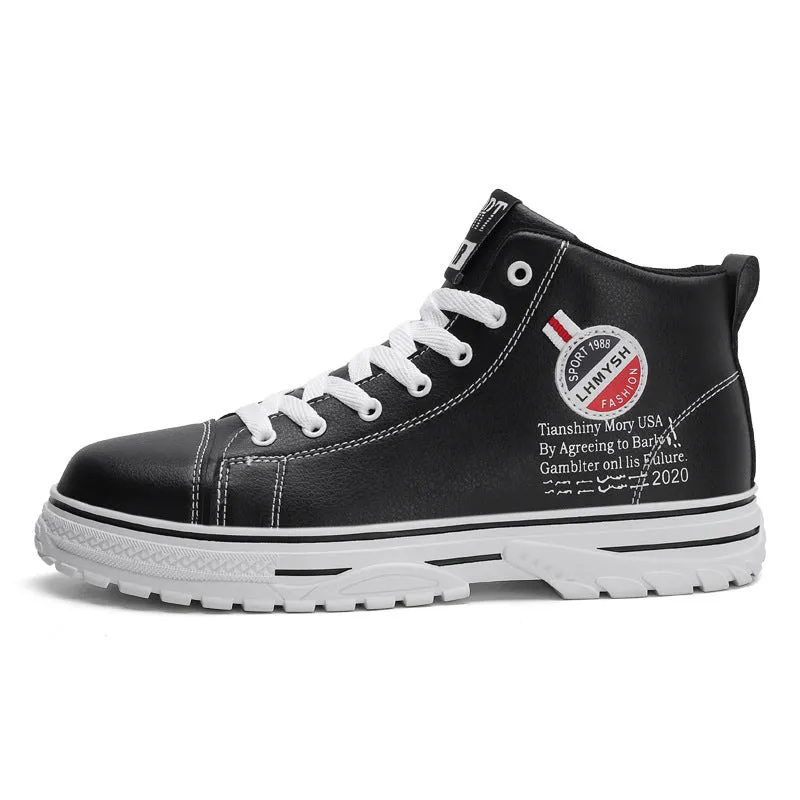 All-match British Style Sports And Leisure High-top Sneakers