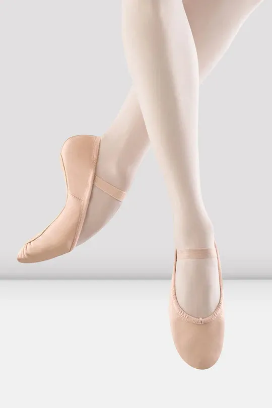 Bloch Adult Dansoft Leather Full Sole Ballet Shoe Pink