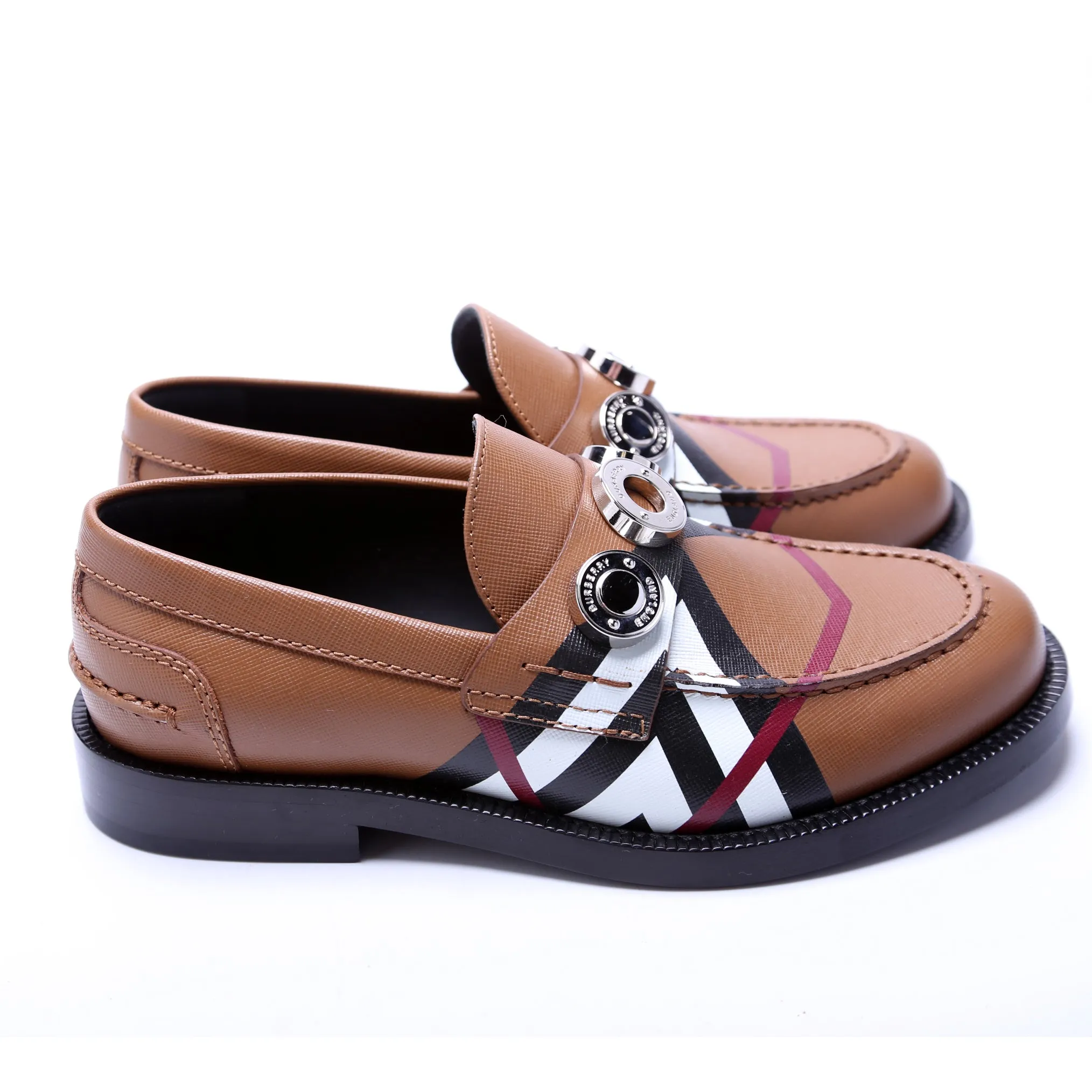 Broadbrook Archive Check Loafers Size 36.5