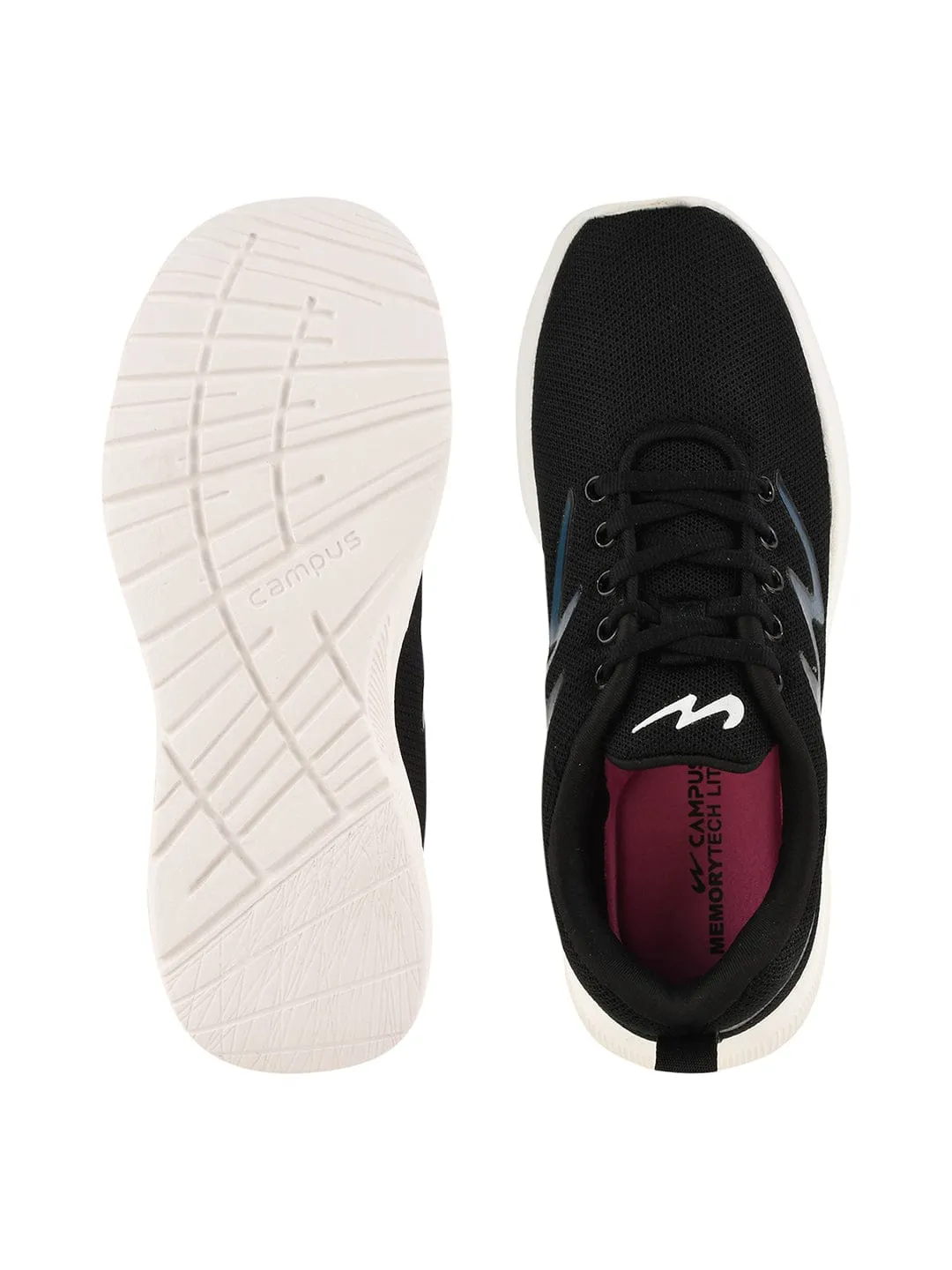CAMP-TRAPPY Black Women's Running Shoes