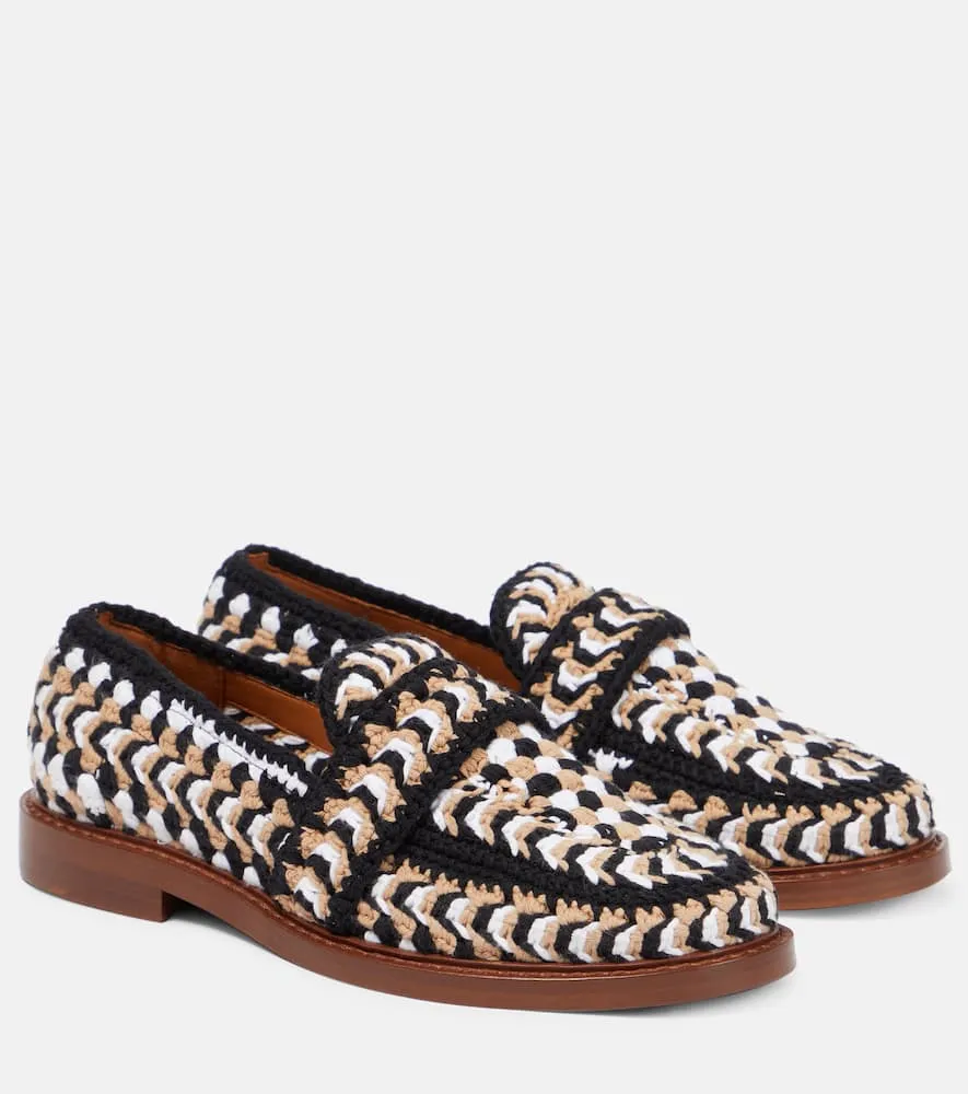 Chloe Kalya crochet loafers