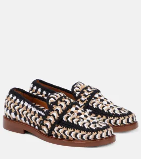 Chloe Kalya crochet loafers