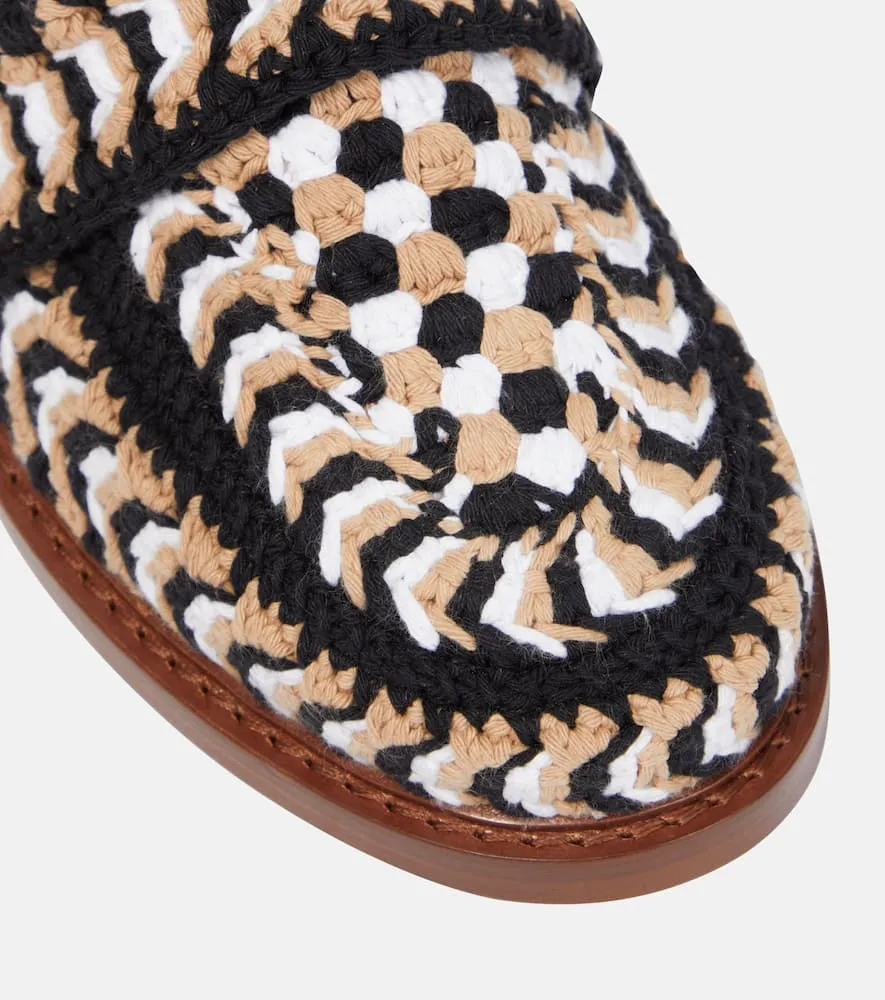Chloe Kalya crochet loafers