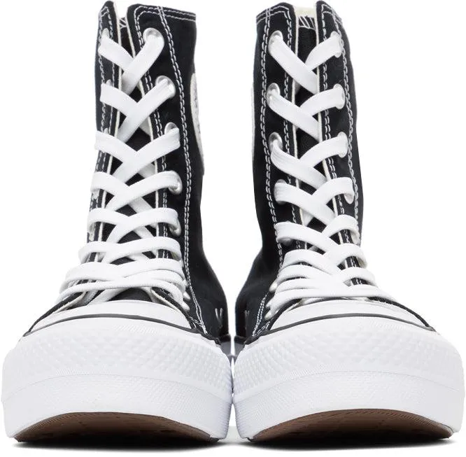 Converse Black Platform Chuck Taylor All Star High Sneakers