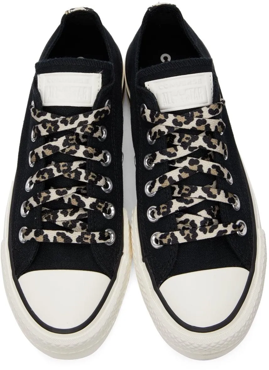 Converse Black Platform Chuck Taylor All Star Low Sneakers