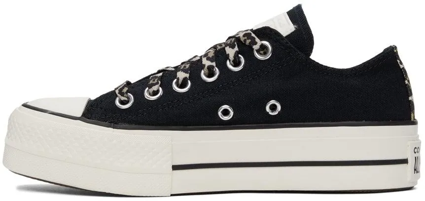 Converse Black Platform Chuck Taylor All Star Low Sneakers