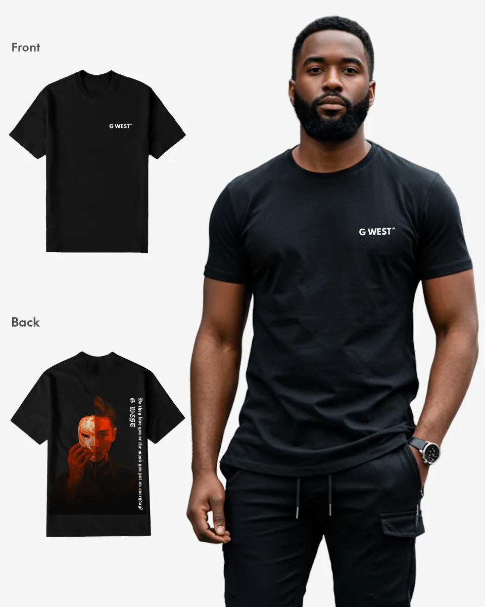 G West Regular Fit Opera Mask T Shirt