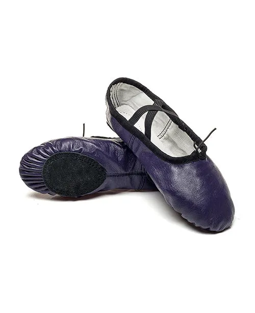 Girls Leather Ballet Slipper Performa Shoes Yoga Dance Practice Slippers