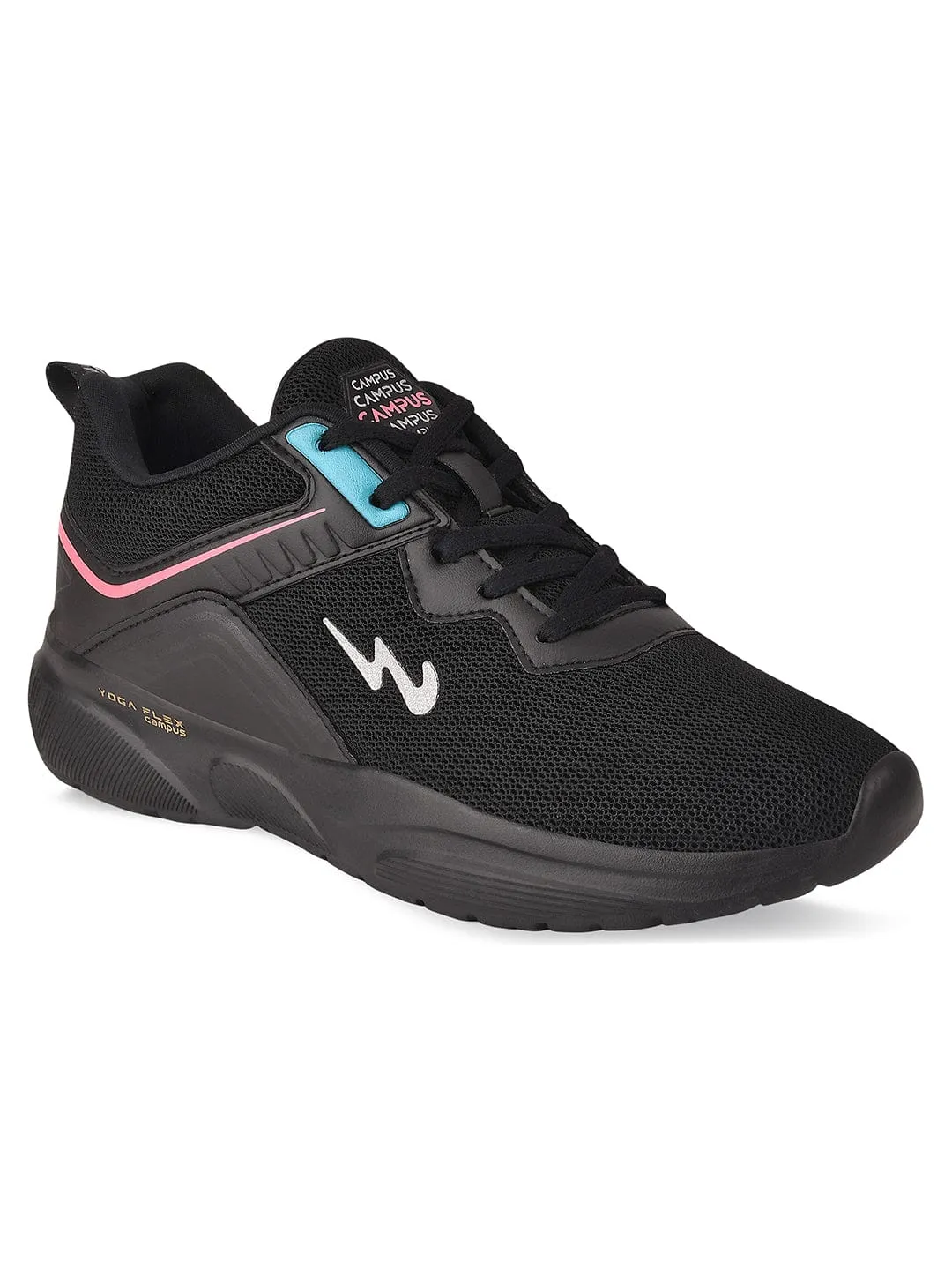 Gloss Black Women's Running Shoes