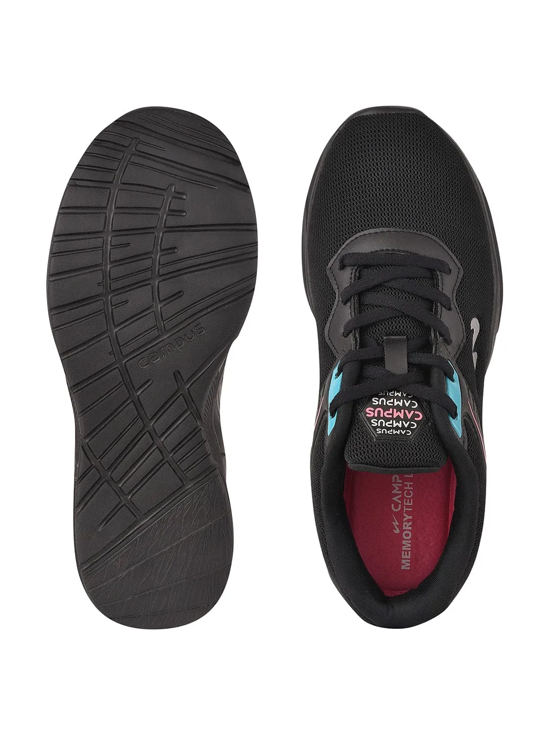 Gloss Black Women's Running Shoes
