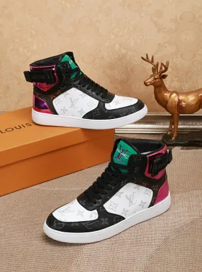 Louis Vuitton High Top White Black Sneaker