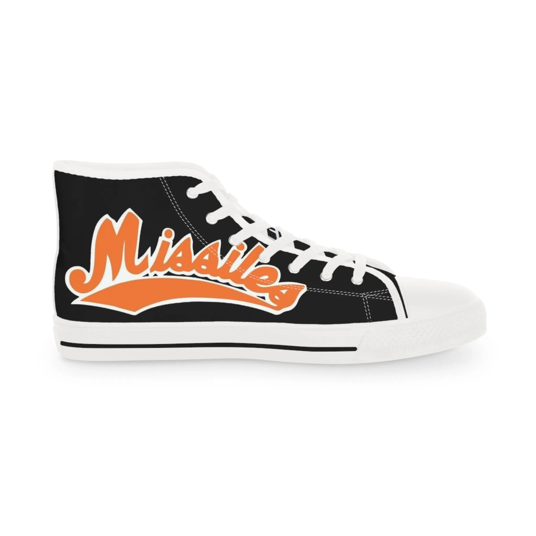 Missiles - Men's High Top Sneakers Black