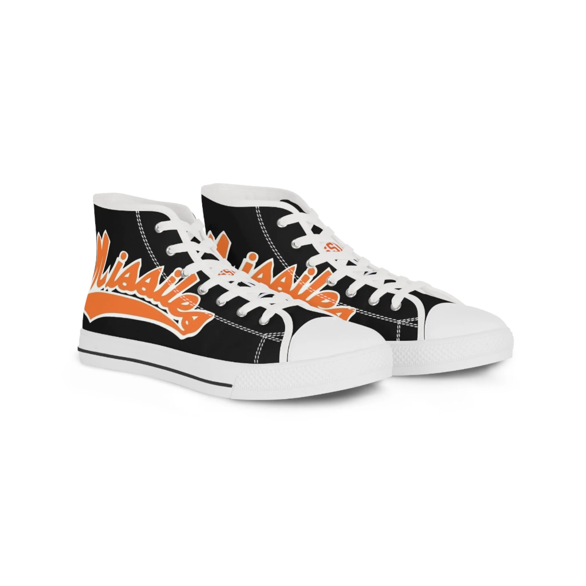 Missiles - Men's High Top Sneakers Black