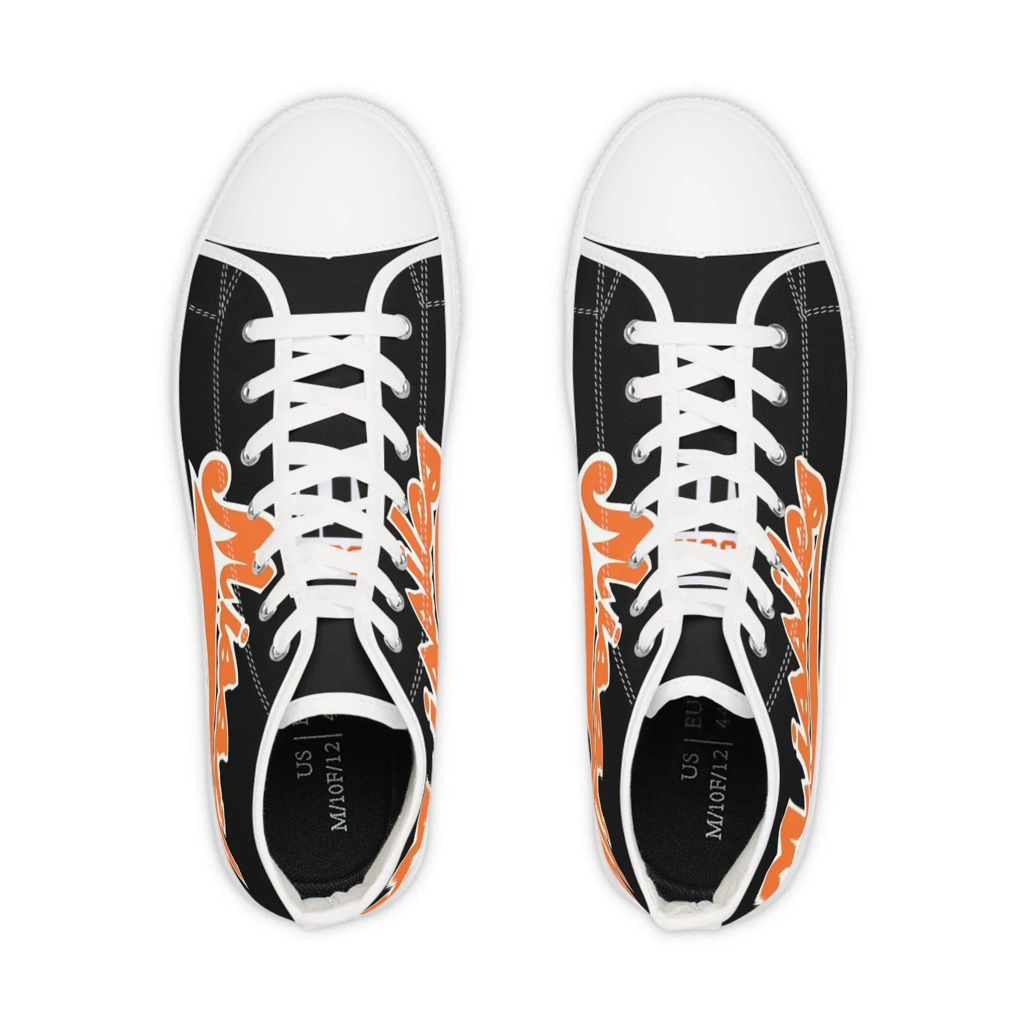 Missiles - Men's High Top Sneakers Black