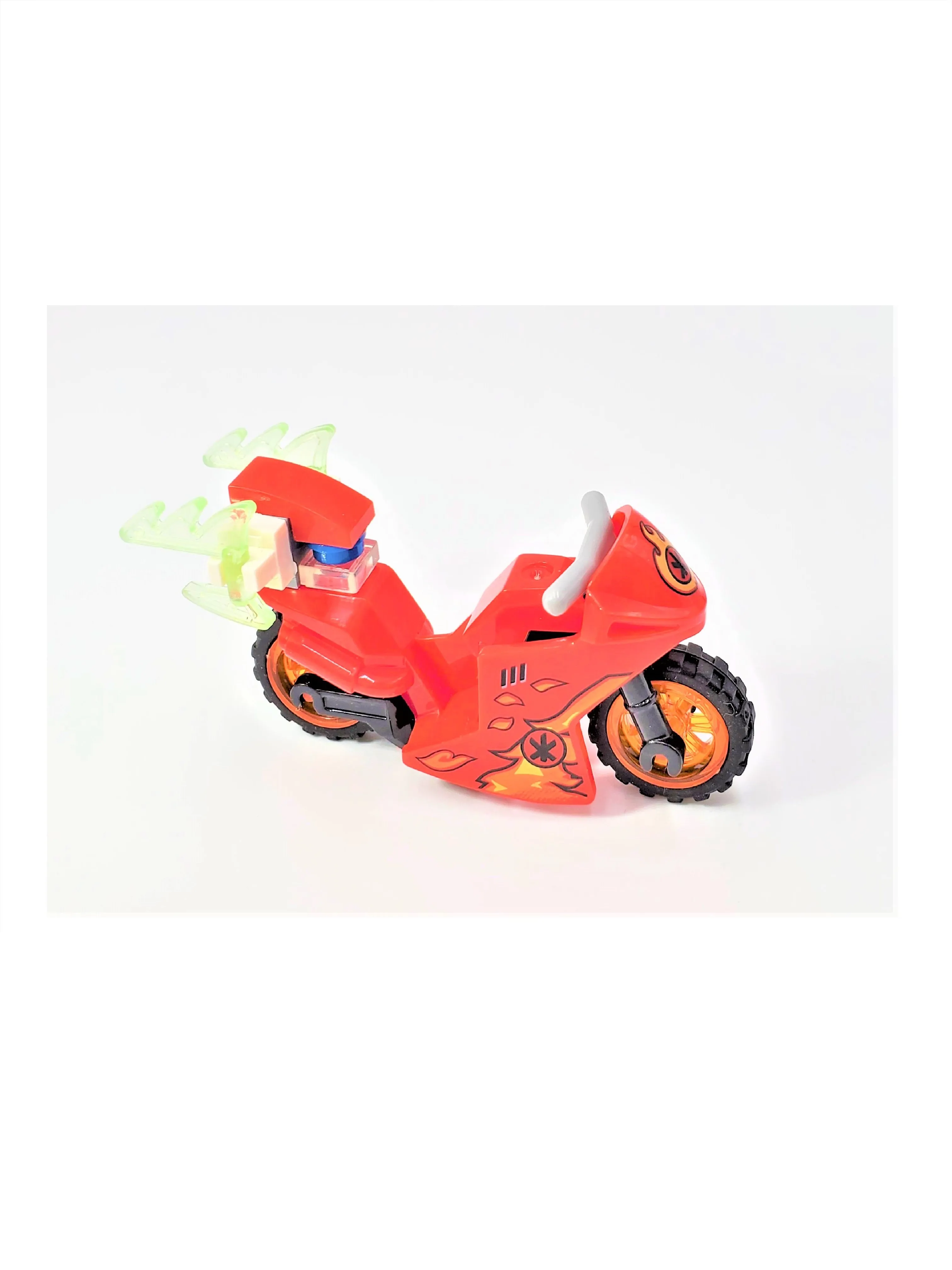 Motorcycle Riding Fire Dragon Ninja Rider Block Toy