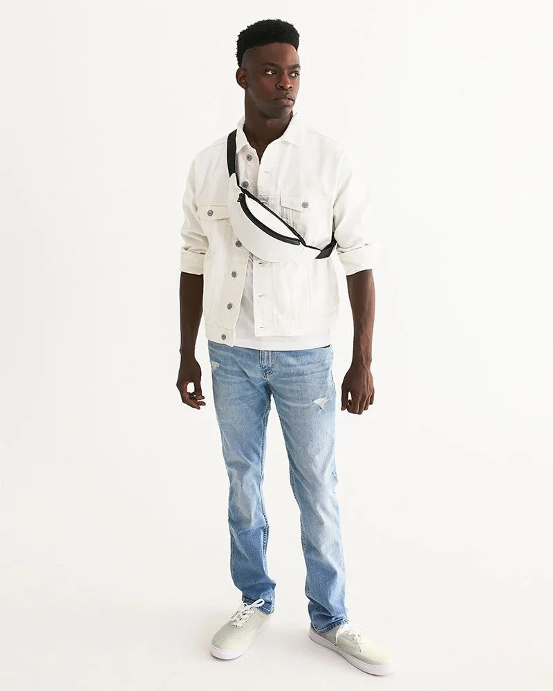 Pale Yellow Men's Canvas Sneakers | Men's | Bright Pale Yellow | C0M0Y10K0
