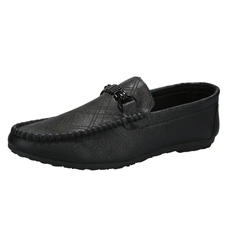 Summer Boys Black Casual Personality Loafers Male Students Kuaishou Reds Trend Shoes Social Lazy Shoes Male